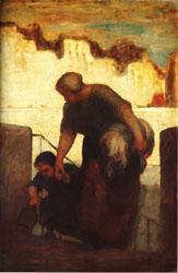 Honore  Daumier The Laundress Germany oil painting art